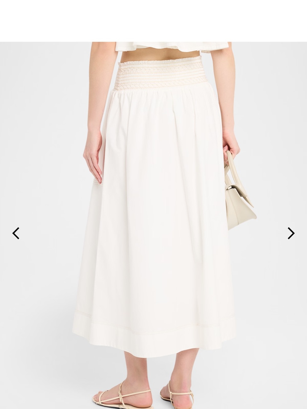 Ramy Brook White Skirt